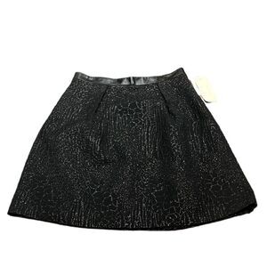 Artelier Nicole Miller Women’s Black Shimmer Skirt, Size 12, NWT